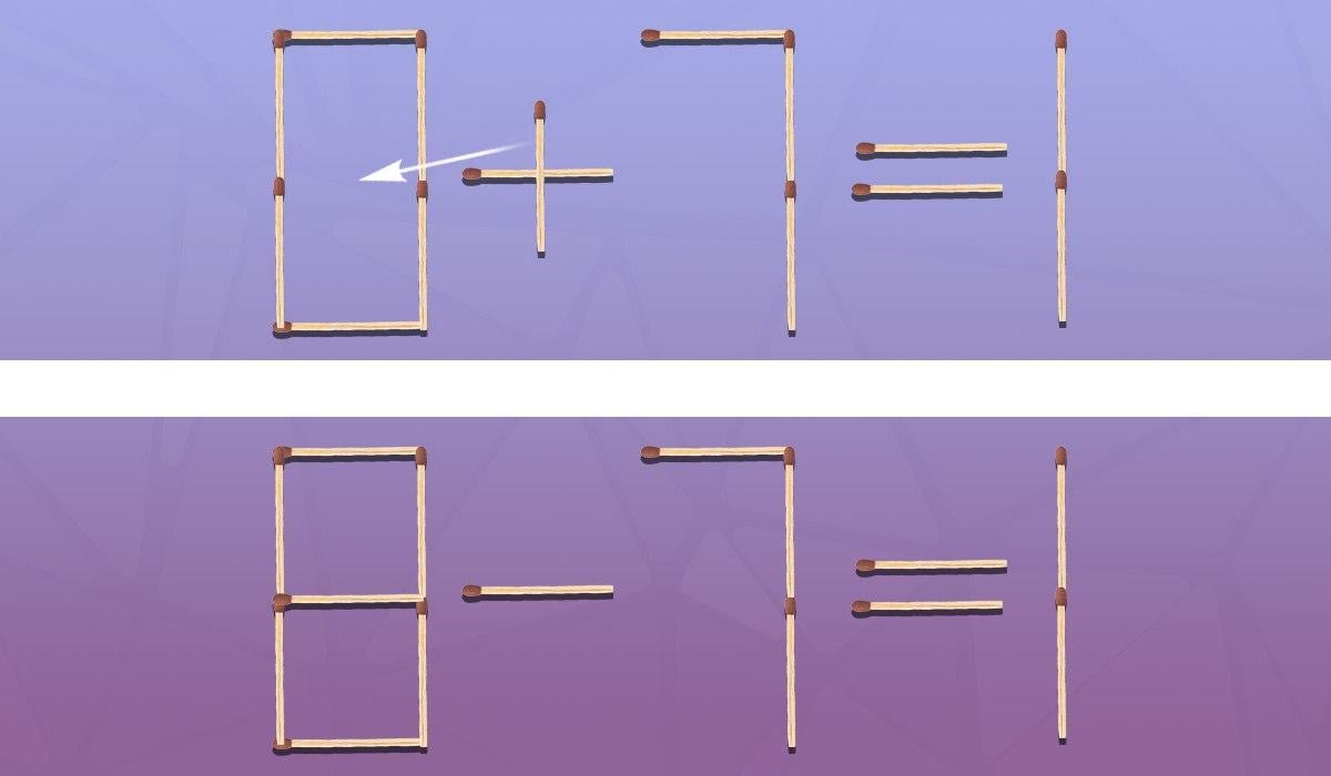 Võrdsuse õigeks muutmiseks peate liigutama ühe tiku: kiire IQ-test