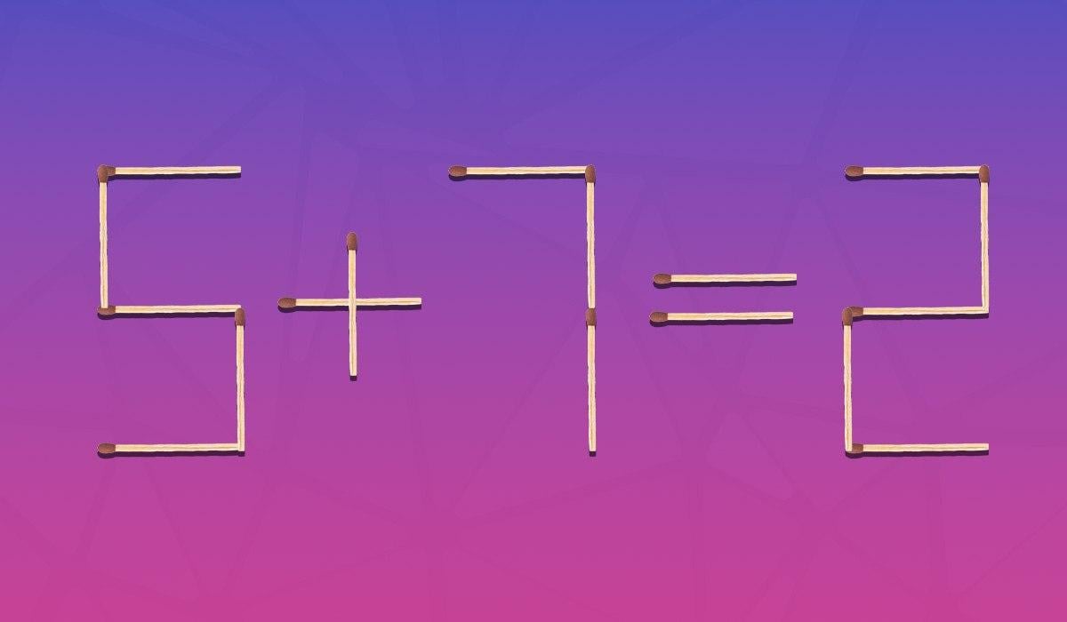 Peate ühe vaste ümber korraldama ja võrdsus muutub õigeks: intelligentsuse test