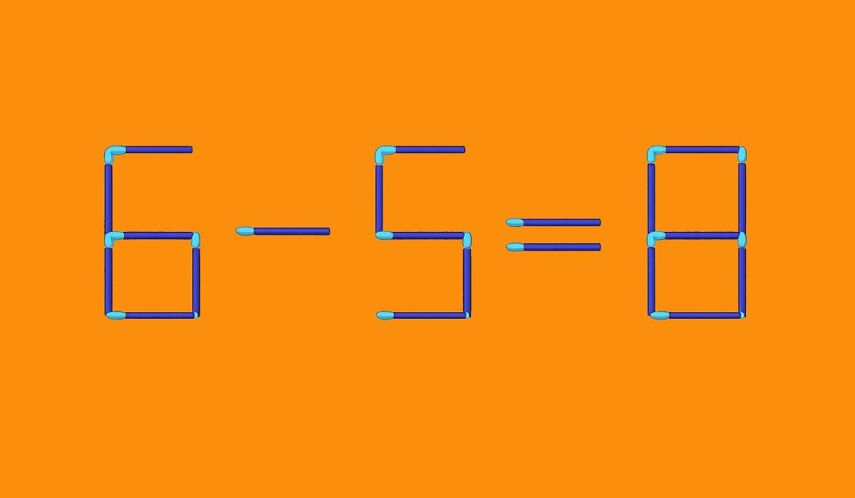 Kiire IQ test: pead liigutama ainult ühte tikku