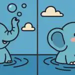 Geeniuse test: leia 23 sekundi jooksul vees oleva elevandi pildilt 3 erinevust Geeniuse test: leia 23 sekundi jooksul vees oleva elevandi pildilt