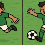 IQ test: leia jalgpalluri pildilt 23 sekundi jooksul 3 erinevust