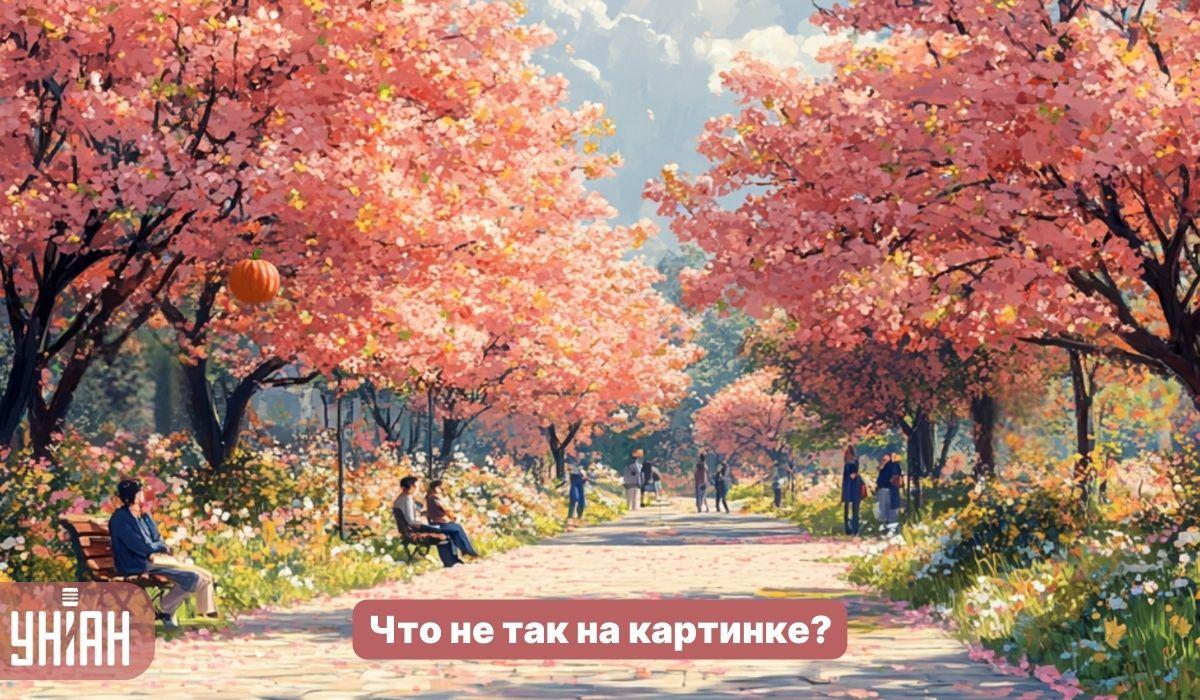 Sakurapuudega pargist tuleb 5 sekundiga leida kummaline putukas: lihtne IQ-test